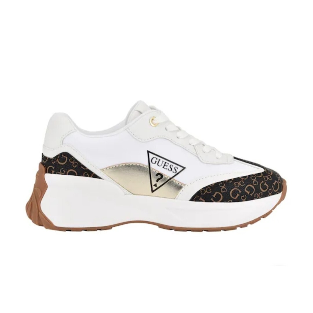 Guess Sneekers Shoes With Brown Details Size 9.5m